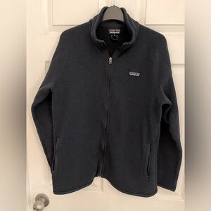 Patagonia Women’s Navy Better Sweater Full-Zip Fleece Jacket - size XL